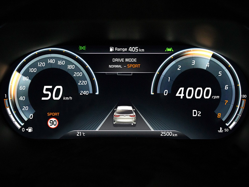 kia ceed gt mit 12,3 zoll instrumentencluster